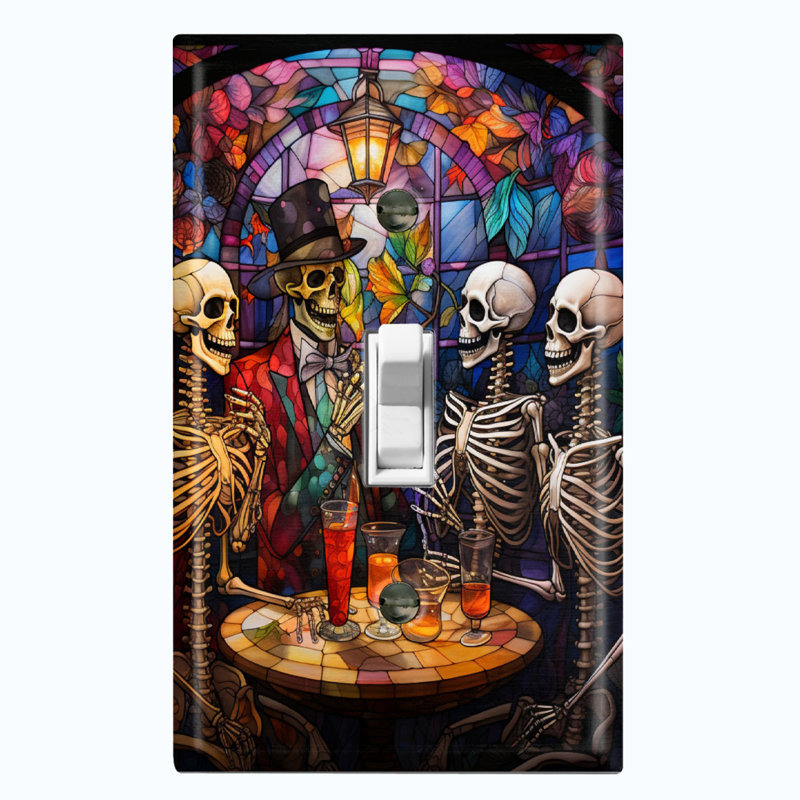 Figurine murale d'Halloween festive squelette d'Halloween