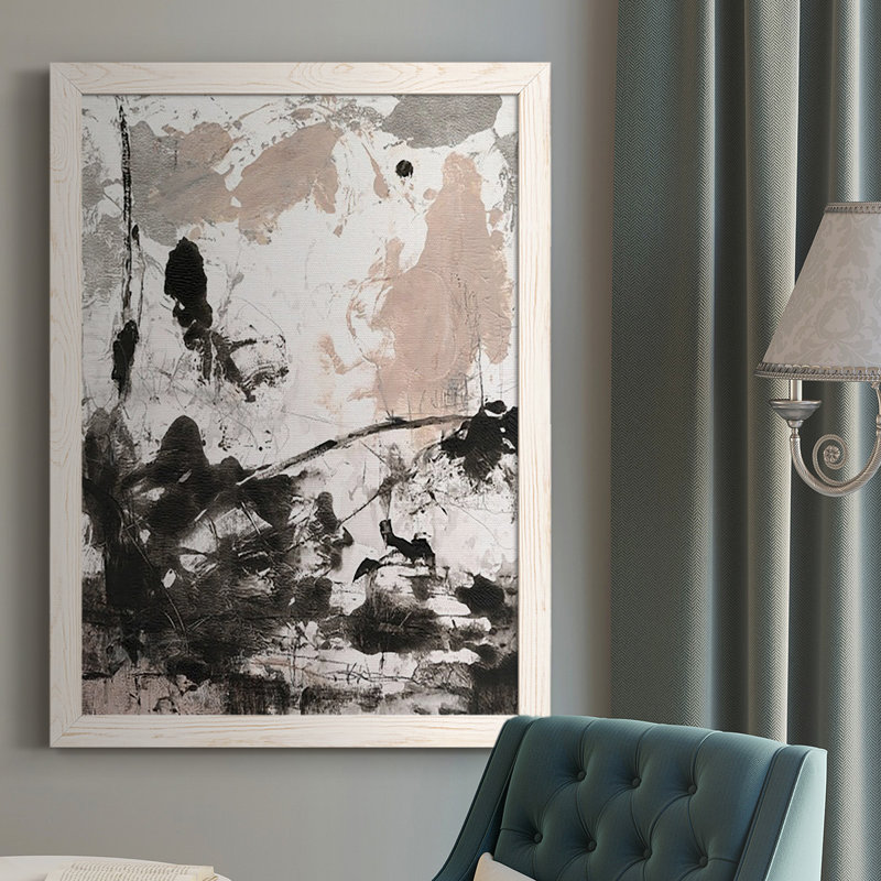 Stephaine Disarray II, reproduction d'art sur toile, Cadre blanc, H 37,5 po x l 27,5 po x P 1 po
