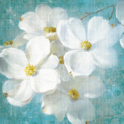 Indiness Blossom Square Vintage II by Danhui Nai - Wrapped Canvas Painting