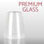 Abat-jour cloche en verre transparent Asher