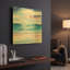 «Turquoise Sea I» par Alan Majchrowicz, art mural en métal doré, 12 po x 12 po-1110035973
