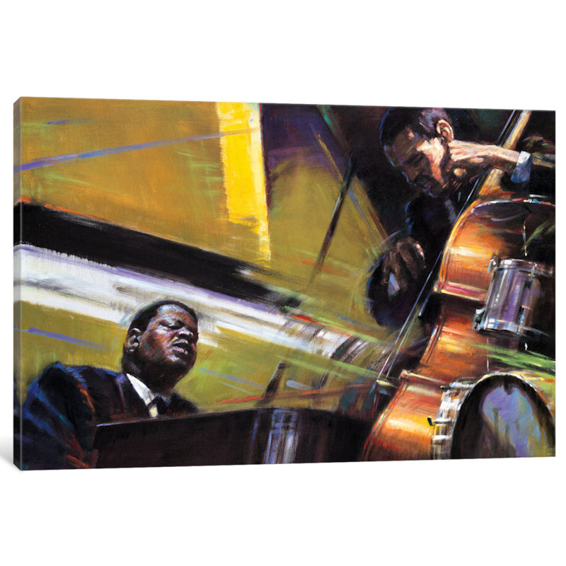 " Trio " by Jin G. Kam, 8" H x 12" W x 0.75" D