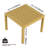 2-Piece PP Single-Seater Chairs + Coffee Table Set-1921199815