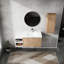 Meuble-lavabo de salle de bain de 42 po avec lavabo et armoire latérale
