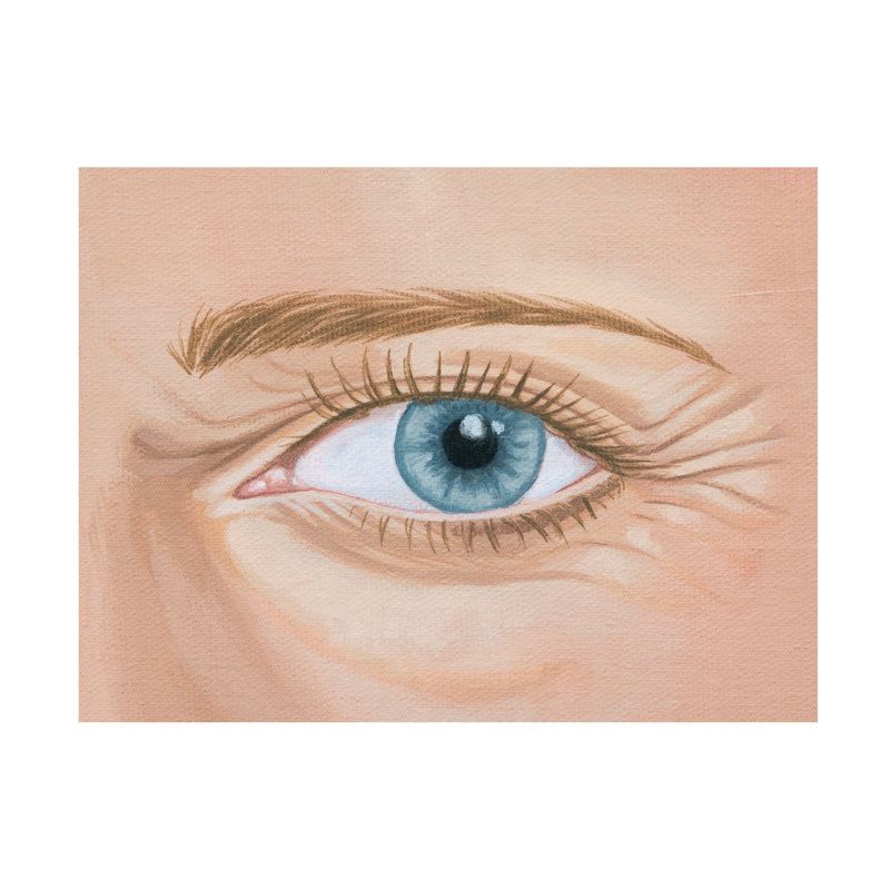 Art mural sur toile tendue - «Lover's Eye II» de Grace Popp pour décoration de salon, de chambre à coucher ou de bureau - 24 x 32