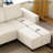 78'' Upholstered Sofa Couch With Movable Ottoman-833785854