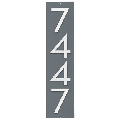Floating 1-Line Wall Address Plaque