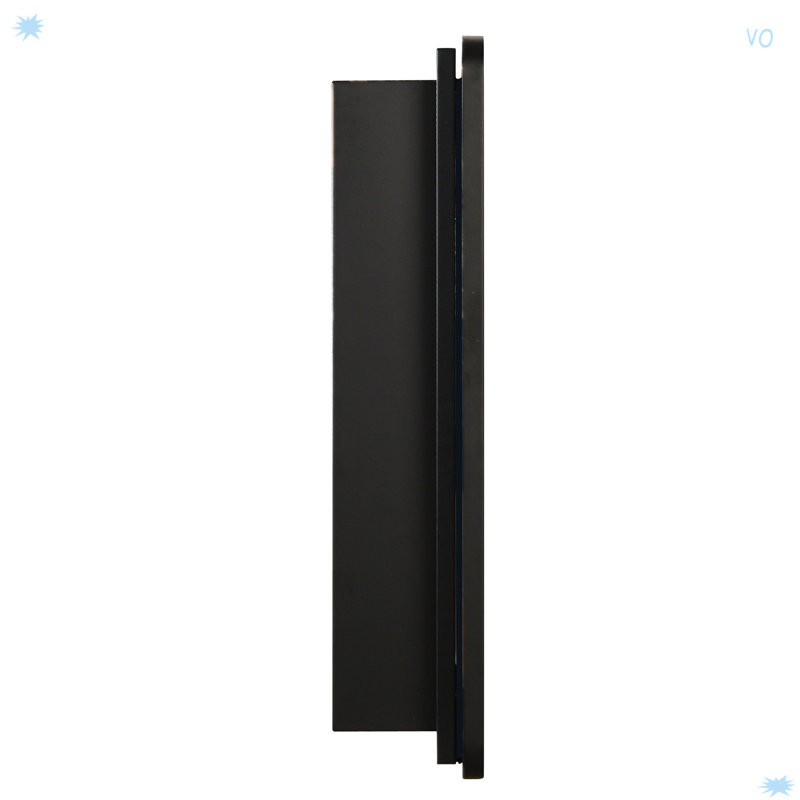 Armoire à miroir murale encastrée en métal, L 24,1 po