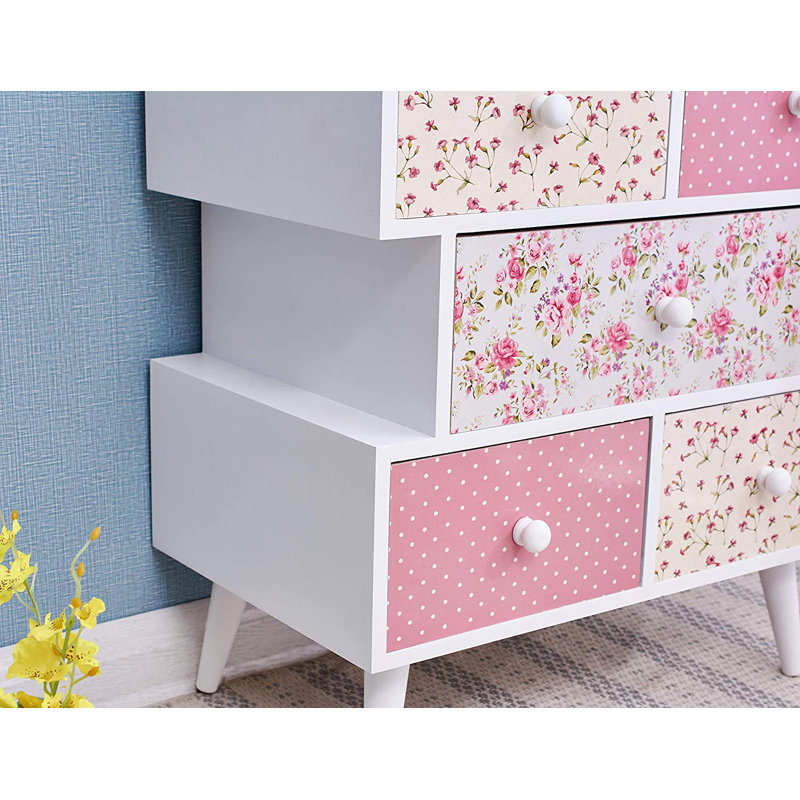 Canterbury Solid Wood 53cm W 6 - Drawer Chest of Drawers