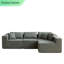 Canapé modulaire rembourré en L 104 po Corduroy-1206903043