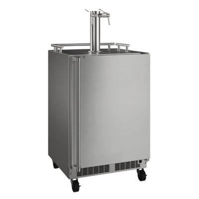 Marvel Appliances 5.7 Cubic Feet Stainless Steel Outdoor Built-In with Door Lock and