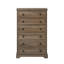 Commode de rangement moderne pour la chambre à coucher - 6 tiroirs, surmatelas, 6 grands espaces de rangement gris délavé, construction,-1949055652