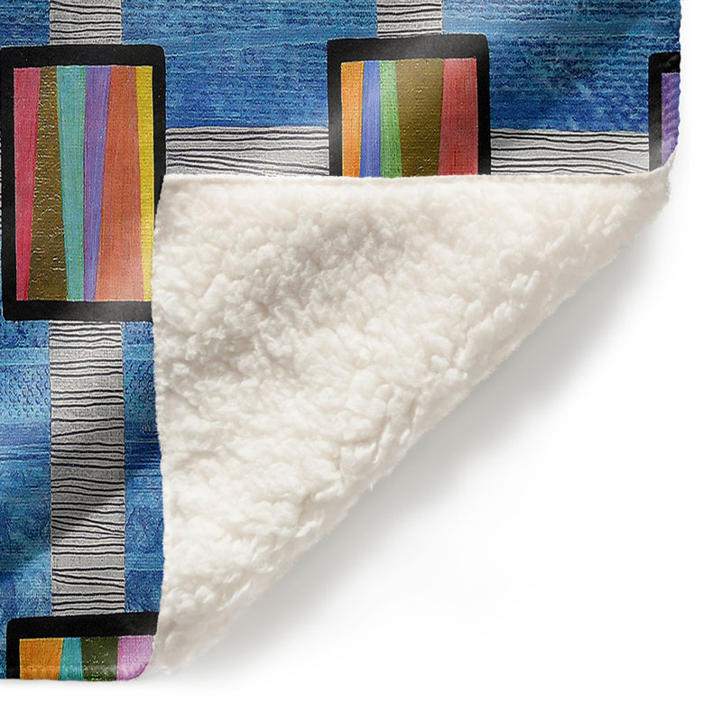 Couverture sherpa à résonner des idées douces, l 51 po x L 60 po