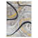 Contemporary Distressed Abstract Lines Non Slip Area Rug
