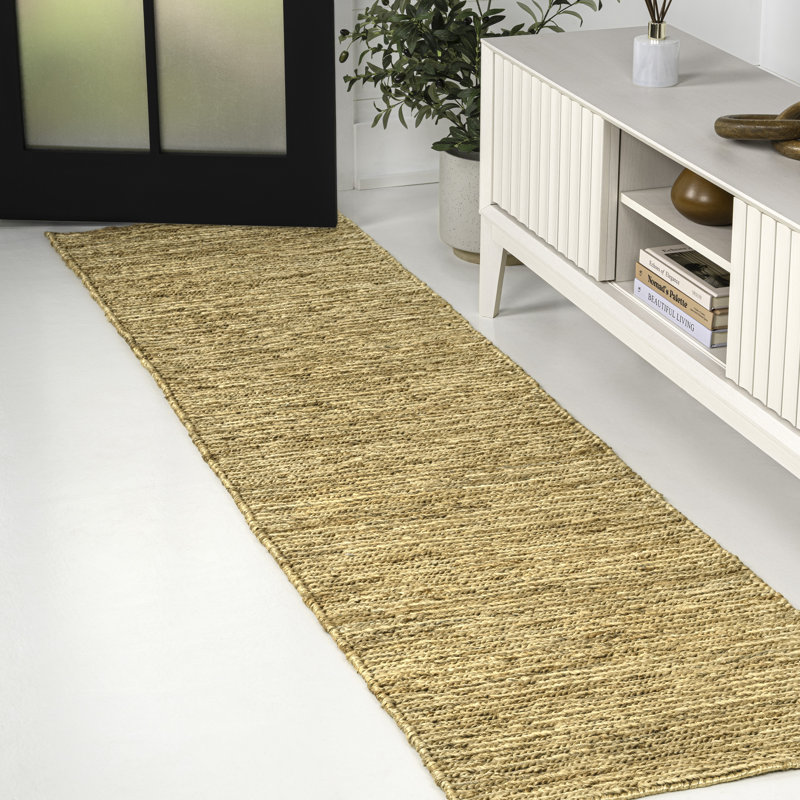Tapis rustique en jute tissé Griffin, Tapis de couloir 2 pi x 8 pi