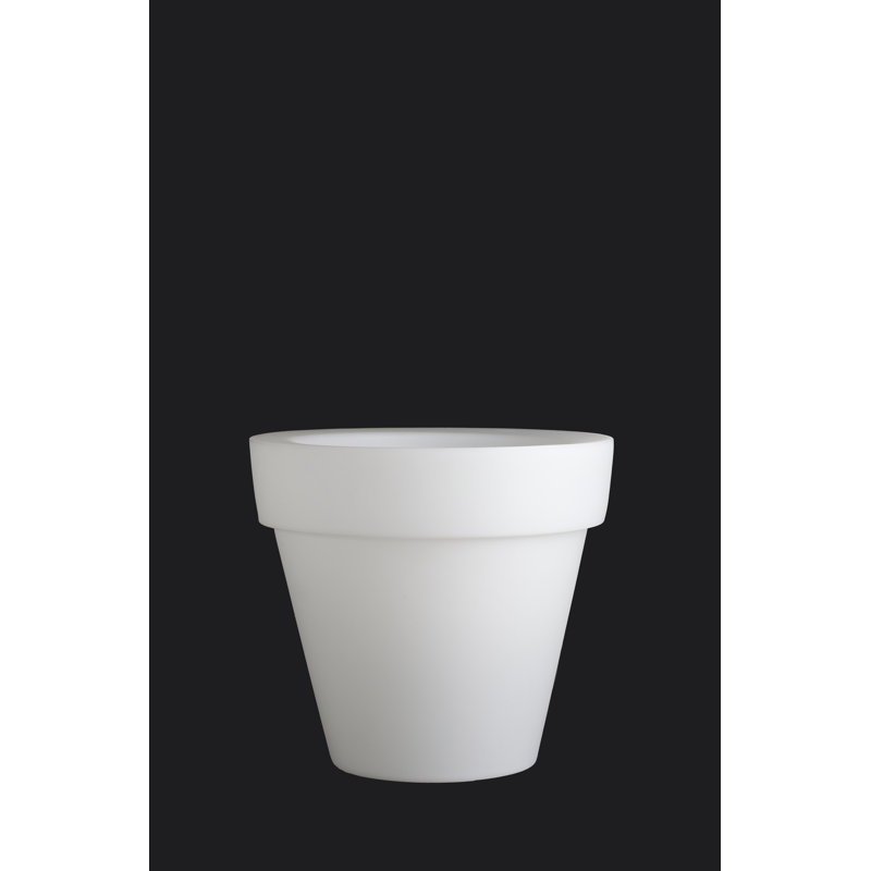 Maceta Resin Pot Planter, White, 67.75" H x 78.75" W x 78.75" D