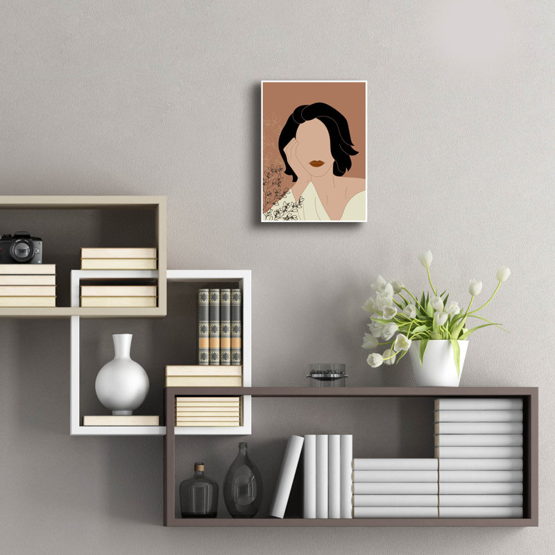 "Simple Portrait de femme" par Sabrina Balbuena, H 16 po x l 12 po x P 0,13 po