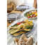 Plateau de service ovale empilable-99296502