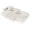 Canapé modulaire surdimensionné de style moderne, canapé en tissu d'ameublement rembourré en chenille scintillante avec 6 coussins, canapé capitonné à 6 pièces
