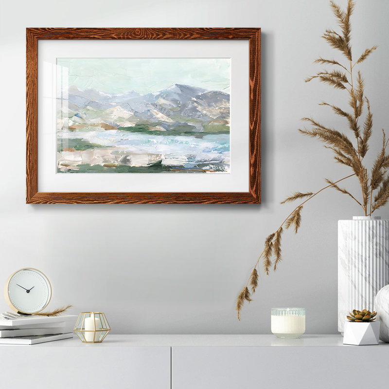 Pastel Mountain View I, H 28 po x l 42 po x P 1,5 po, Érable