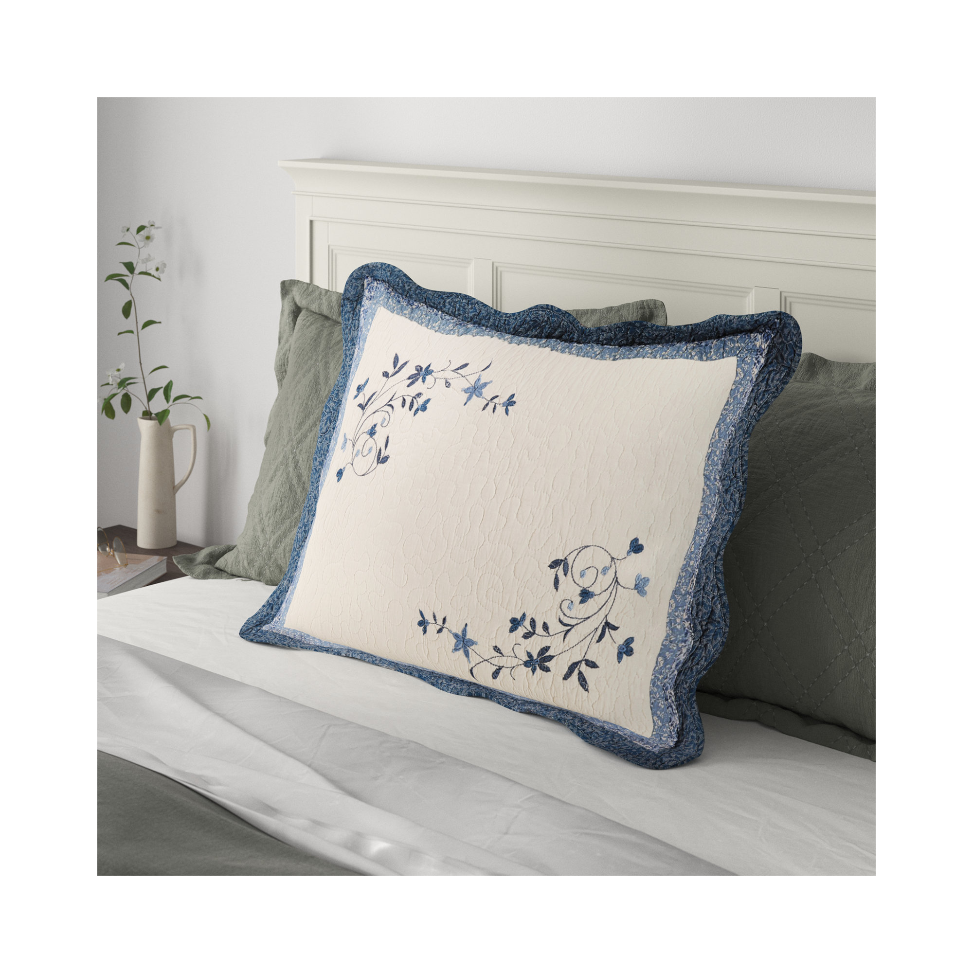 Simona Cotton Sham Set, King