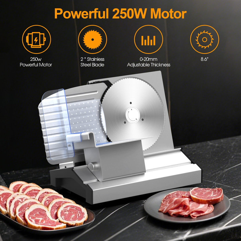 Naomi Stainless Steel Electric Meat Slicer
