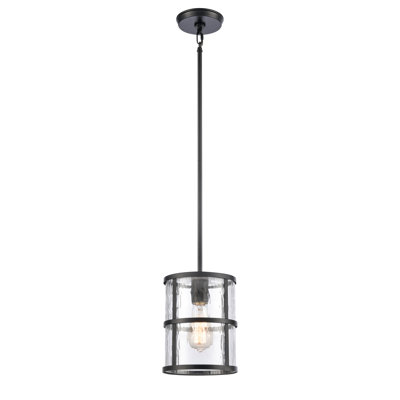 Strout 7'' Wide 1-Light Mini Pendant - Matte Black