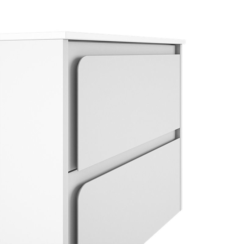 Ensemble de meuble-lavabo simple 40 po Cordoba, Blanc, Blanc