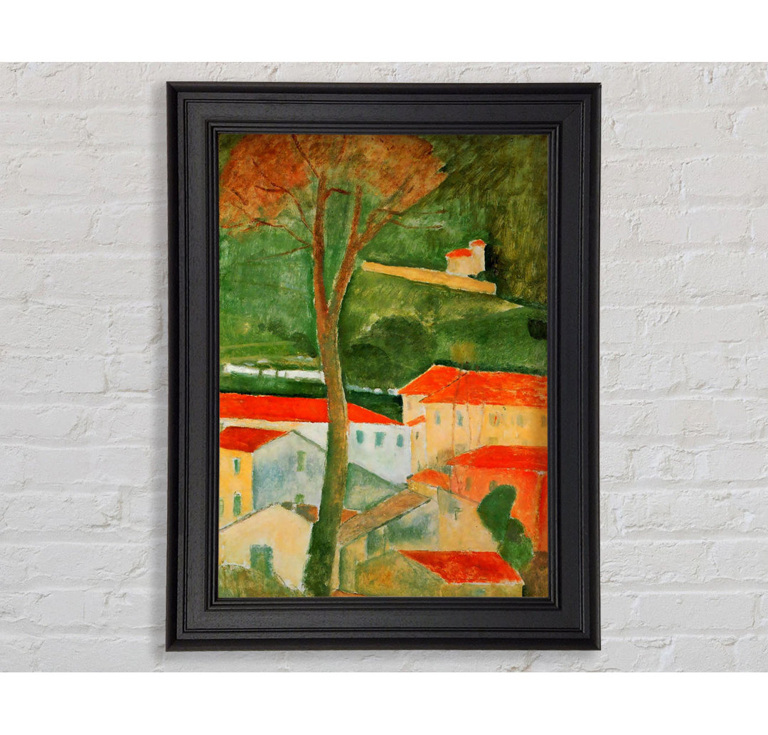 Modigliani Landschaft 2 Gerahmter Druck