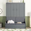 Lit escamotable mural Murphy avec coussin-107507855