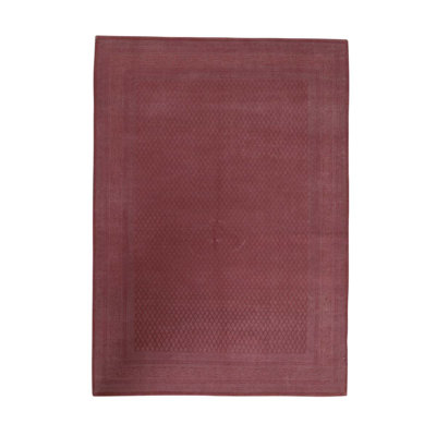 Wool Oriental Area Rug in Pink