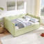 Lit de jour en vichy double avec deux tiroirs de rangement, port USB et adorable tissu en forme de vague-1079445664-1079445671