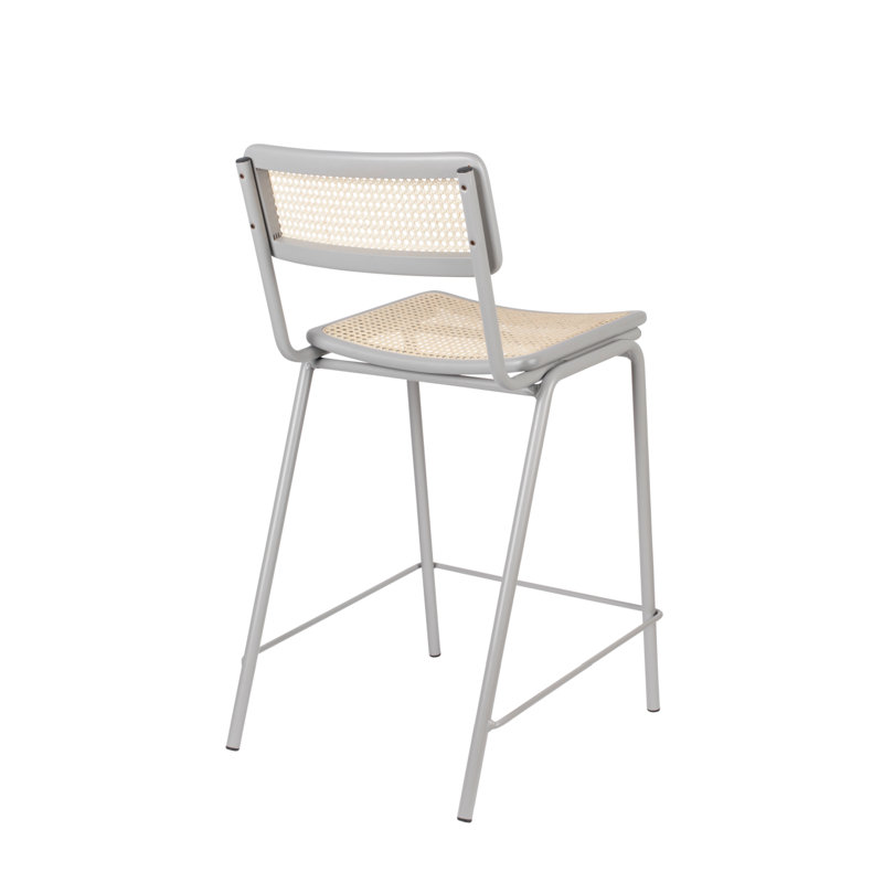 Jort 26" Counter Stool, Gray, Counter Stool (26” Seat Height)