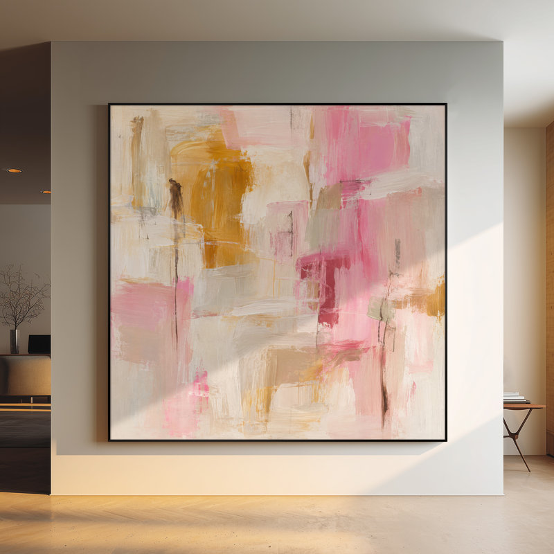 Décoration pour salon ou chambre - « Assemblage du cadre requis (cadre non fini) », H 72 po x l 72 po