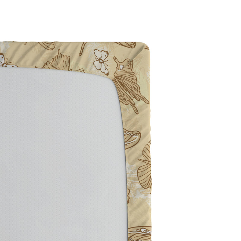 Drap-housse simple Ambesonne Wings of Spring, California King Fitted Sheet