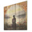 Meditation Serenity By The Lake II - Meditation On Wood Print-2033816657