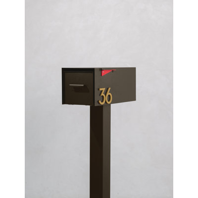 Post-Mounted Steel Mailbox
