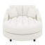 Canapé-lit surdimensionné surdimensionné, capitonné élégant moderne, canapé en chenille douce de 55 po avec coussins amovibles, fauteuil de lecture-1632793797