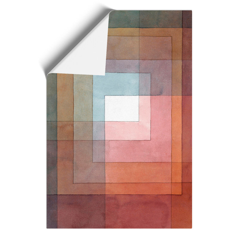 Watercolour Squares by Paul Klee - Frameless Print, 30cm H x 21cm W x 0.1cm D