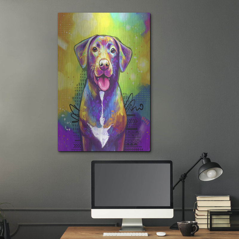 «Pop Art Labrador Retriever» par Furbaby Affiliates, H 36 po x l 24 po