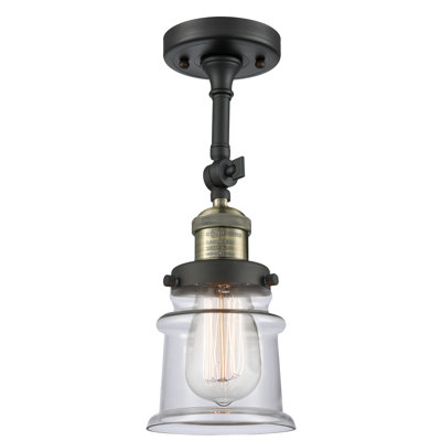 Plafonnier semi-encastré 1 lumière 6 po Alexandira