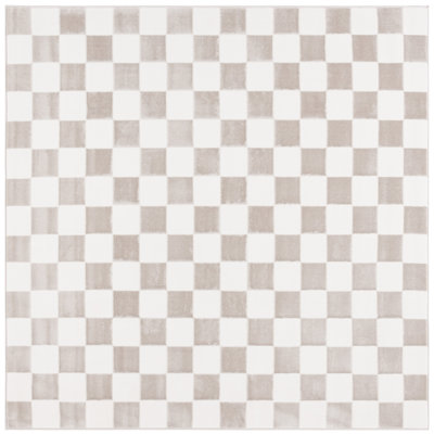 Tapis à carreaux Leeni Performance