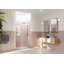 Stellar 53.5 in. x 78 in. Fully Frameless 3 Panel Inline Hinge Shower Door-18918727