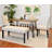 6-Piece Dining Table Set, Dining Table With 4 Chairs And 1 Upholstery Bench-814991511