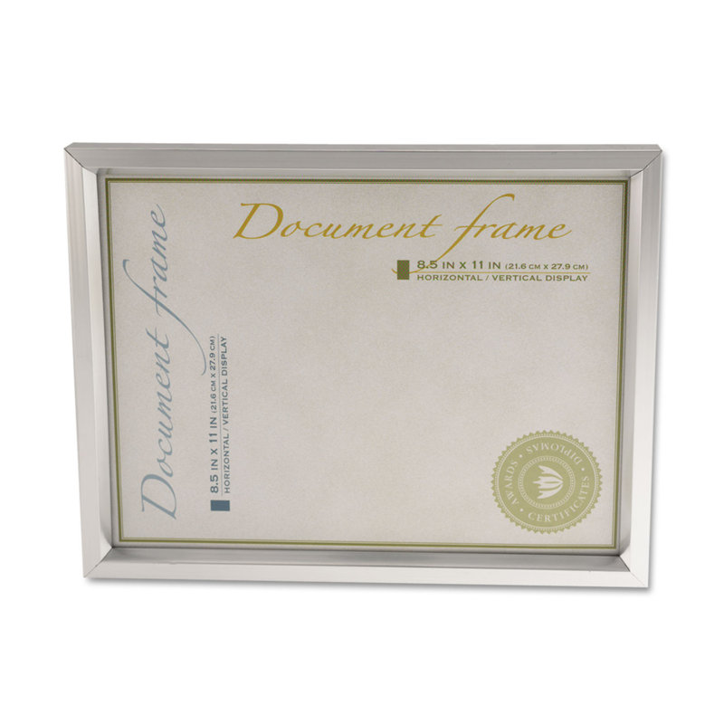 Metallic Silver Matte Picture Frame
