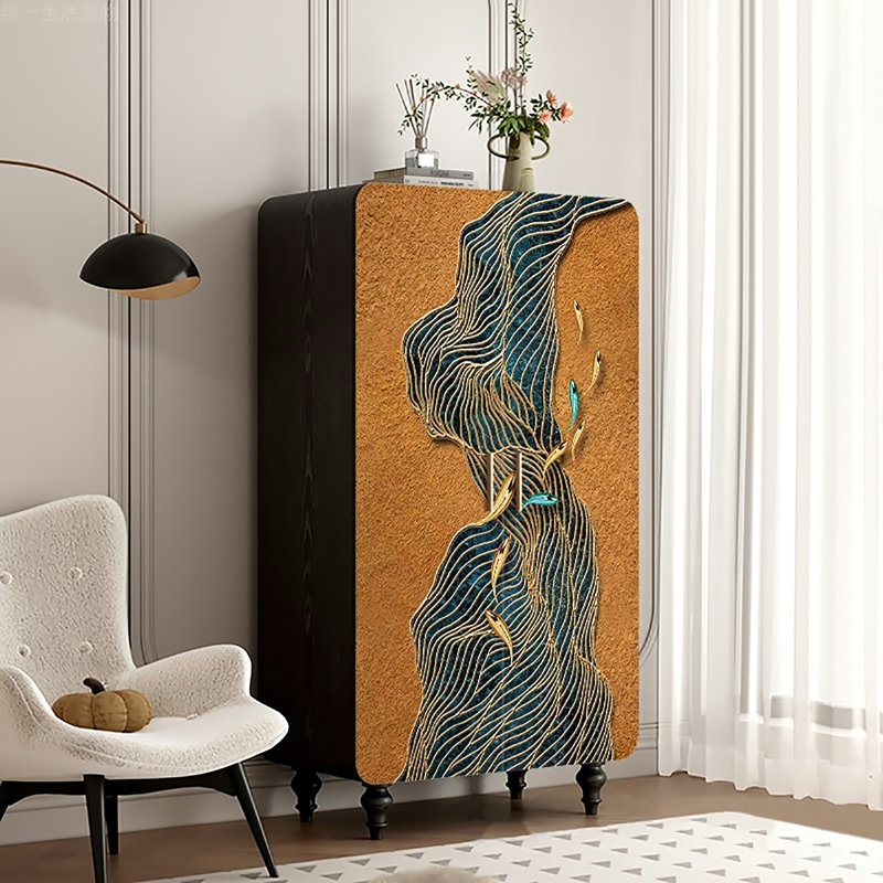 Garde-robe moderne à portes doubles