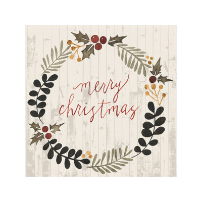 Rustic Christmas III by Grace Popp - Wrapped Canvas Print