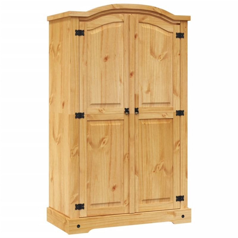 Lonepine 2 Door Solid Wood Wardrobe
