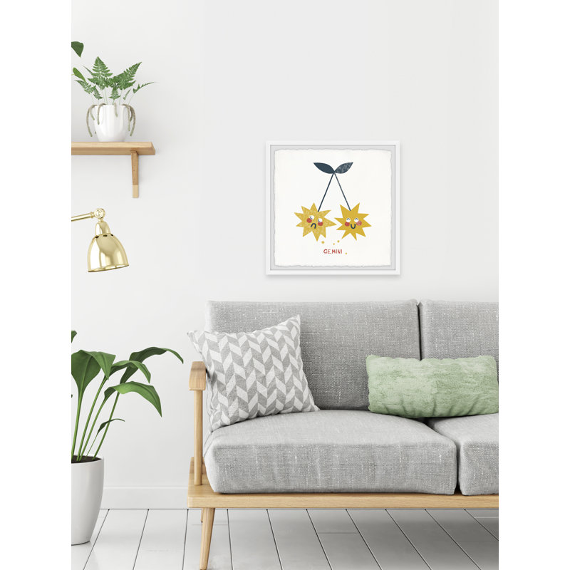 Gemini - Single Picture Frame Print, 61cm H x 61cm W
