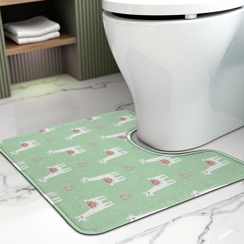 Tapis de salle de bain Llama